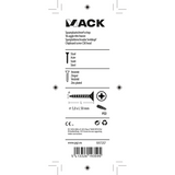 Mack 1017257 - spaanplaatschroef vz kop geelverz.10 st 5,0 x 50 mm | 10 stuks