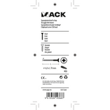 Mack 1017264 - spaanplaatschroef vz kop geelverz. 5 st 6,0 x 70 mm | 10 stuks
