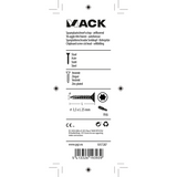 Mack 1017287 - spaanplschr.vzkop-zelfb. geelverz .32 st 3,5 x 25 mm | 10 stuks