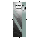 Mack 1017289 - spaanplschr.vzkop-zelfb. geelverz .24 st 3,5 x 35 mm | 10 stuks
