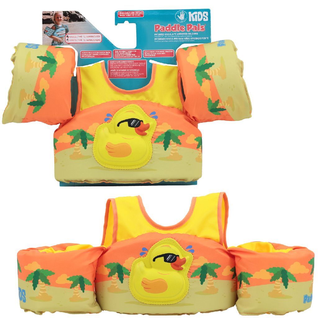 Paddelpal Swimming Vest Duck, 3-6 år gammal