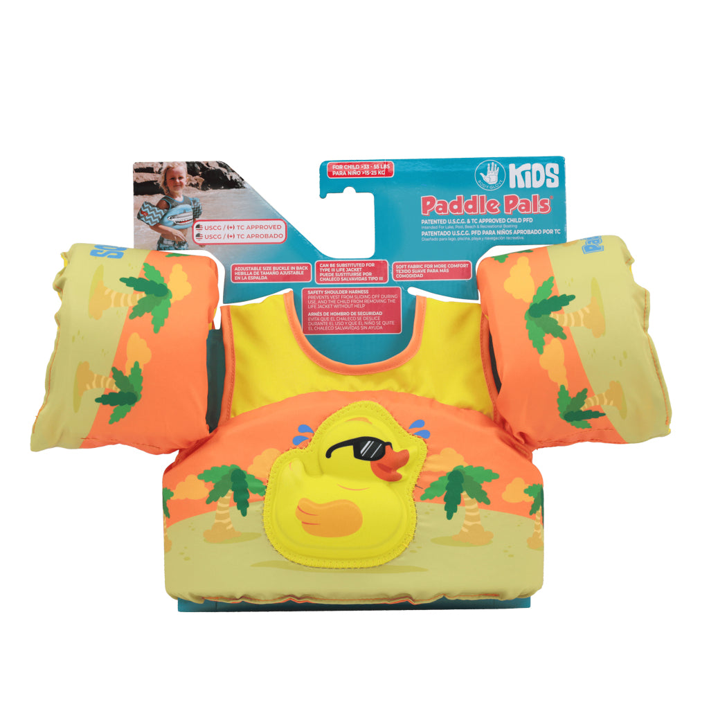 Paddelpal Swimming Vest Duck, 3-6 år gammal