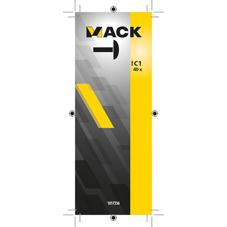 Mack 1017336 - afdekkapje kunststof beige 40 st | 10 stuks