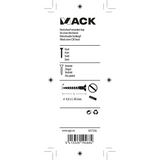 Mack 1017356 - houtschroef verzonken kop verz14 st 4,0 x 40 mm | 10 stuks