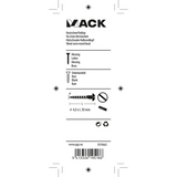 Mack 1019665 - houtschroef bolkop messing 7 st 4,0 x 30 mm | 10 stuks