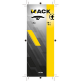 Mack 1017396 - afdekkapje vr pz schr.kunst. bruin 40 st pz 2 | 10 stuks