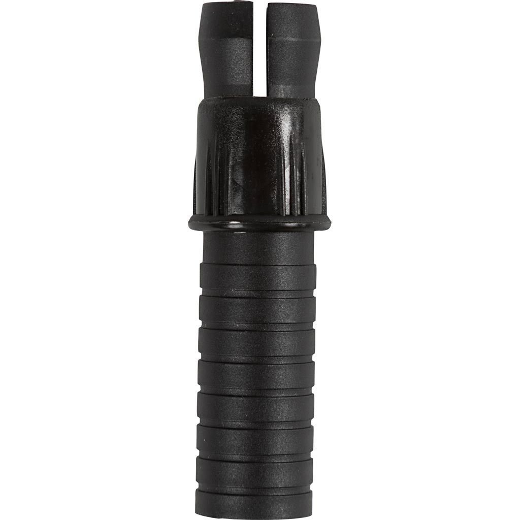Creativ Firmenhalter Ölpastell, L: 6,2 cm, T 1 cm, schwarz, 3 Stück 1 Stück