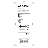 Mack 1019681 - metaalschroef cyl.kop + moer messing 8st m3 x 16 mm | 10 stuks