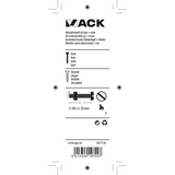 Mack 1017518 - metaalschroef cyl. kop + moer verz. 18 st m4 x 20 mm | 10 stuks