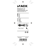 Mack 1017519 - metaalschroef cyl. kop + moer verz. 16 st m4 x 25 mm | 10 stuks