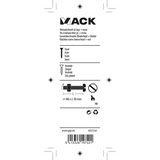 Mack 1017534 - metaalschroef cyl. kop + moer verz. 6 st m6 x 40 mm | 10 stuks