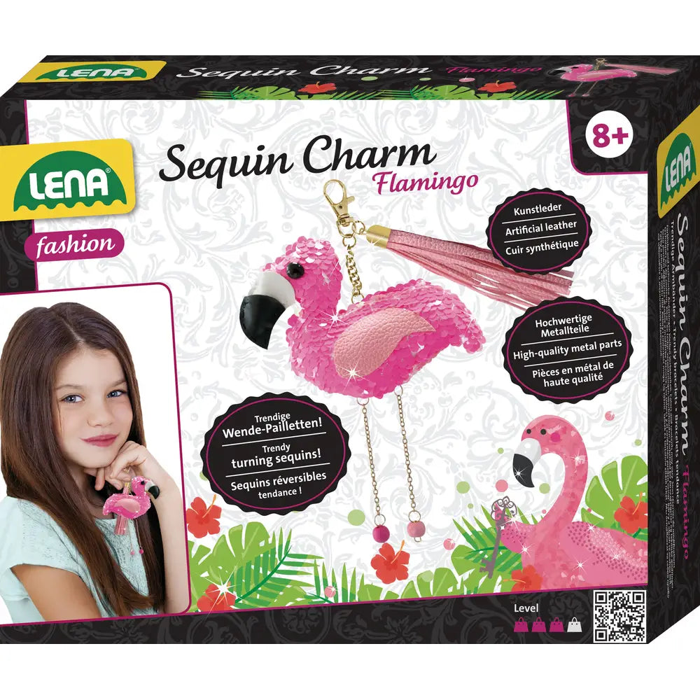 Oku lena – bastle deinen Flamingo-Schlüsselanhänger