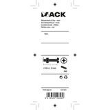 Mack 1017641 - metaalschroef cyl. kop + moer nylon 6 st m4 x 30 mm | 10 stuks