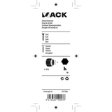 Mack 1017686 - zeskant borgmoer staal verzinkt 14 st m6 | 10 stuks