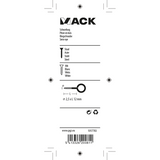 Mack 1017783 - schroefoog staal wit 10 st 2,5 x 12 mm | 10 stuks
