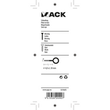 Mack 1019695 - schroefoog messing 2 st 4,0 x 30mm | 10 stuks