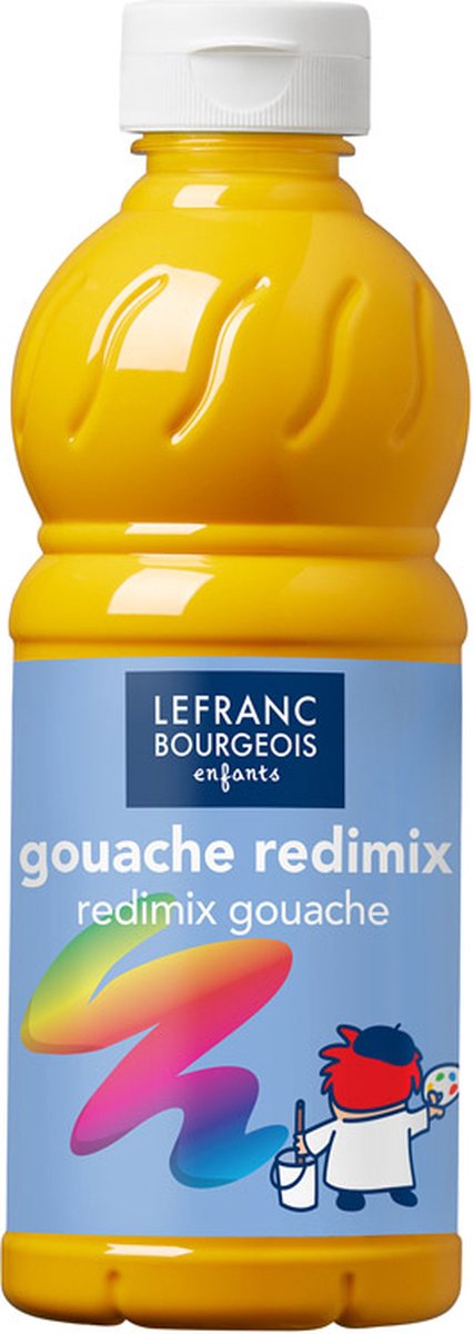 Lefranc Bourgeois L B Gouachefarbe Redimix Gelber Ocker 500 ml