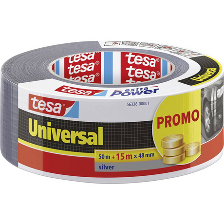 Tesa 1072223 - xp universal promo 50 + 15m 48mm grijs | 4 stuks