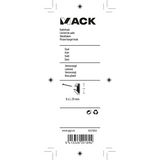 Mack 1017854 - kaderhaak staal vermessingd 10 st 8 x 29 mm | 10 stuks