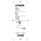 Mack 1017855 - kaderhaak staal vermessingd 6 st 20 x 30 mm | 5 stuks
