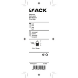 Mack 1017860 - kaderhanger staal vermessingd 5 st 16 x 28 mm | 10 stuks