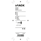Mack 1017863 - garniernagel staal vernikkeld 40 st 9,5 x 15 mm | 10 stuks