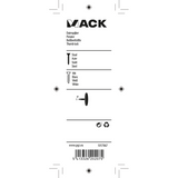 Mack 1017867 - duimspijker staal wit 60 st | 10 stuks