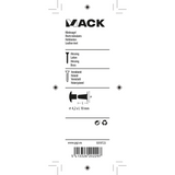 Mack 1019723 - klinknagel messing vernikkeld 6 st 4,2 x 10 mm | 10 stuks