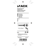 Mack 1019753 - spaanplaatschroef vz kop rvs 5 st 4,5 x 60 mm | 10 stuks