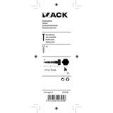 Mack 1019768 - houtdraadbout roestvrijstaal 2 st 8 x 50 mm | 10 stuks