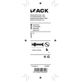 Mack 1019808 - metaalschroef verz. kop + moer rvs 8 st m4x40 | 10 stuks