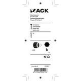 Mack 1019857 - zeskant borgmoer inox a2 6 st m 5 | 10 stuks