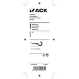 Mack 1019897 - schroefhaak roestvrijstaal 2 st 4,0x30 mm | 10 stuks