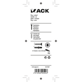Mack 1017897 - plug + schroef polyethyleen 10 st 8 mm 5,0 x 50 mm | 5 stuks