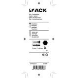 Mack 1017898 - plug + houtdraadbout polyeth 4 st 10 mm 7x60 mm | 5 stuks