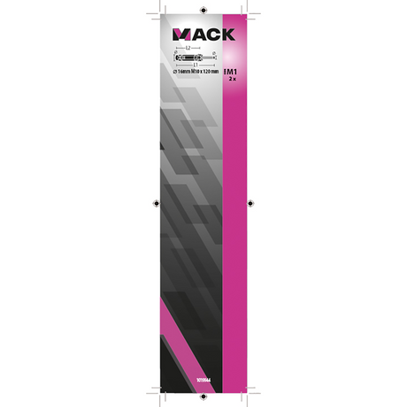 Mack 1019944 - keilbout met draadst. verzinkt2 st m10 x 120mm | 5 stuks