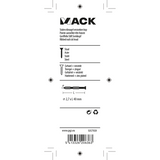 Mack 1017939 - stalen ribnagel vk st.gehard + verz 55st 2,7 x 40 mm | 5 stuks