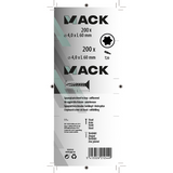 Mack 1020142 - spaanplaatschroef vz kp-zelfb.gvz 200st 4,0 x 60 mm | 2 stuks