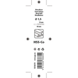 Mack 1018419 - metaalboor hss co5% din 338 ø 1,5 x 40 mm 2st | 5 stuks