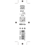 Mack 1018429 - metaalboor hss co5% din 338 ø 6,5 x 101 mm | 5 stuks