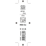 Mack 1018430 - metaalboor hss co5% din 338 ø 7,0 x 109 mm | 5 stuks
