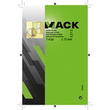 Mack 1047645 - deurbol met plug grijs ø 35 mm 1 st pc | 6 stuks