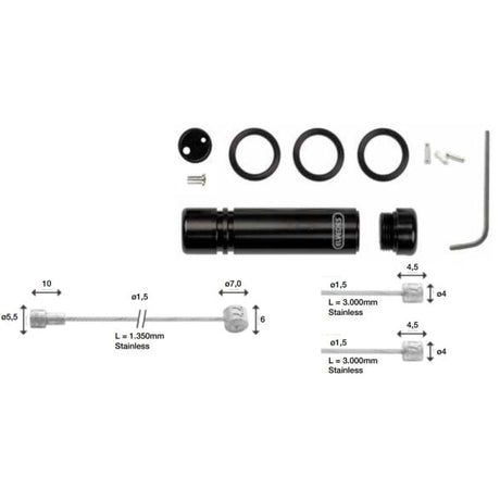 Universal Cable Splitter -Set wird mit optionaler ABS -Funktion (auf der Karte) eingestellt.