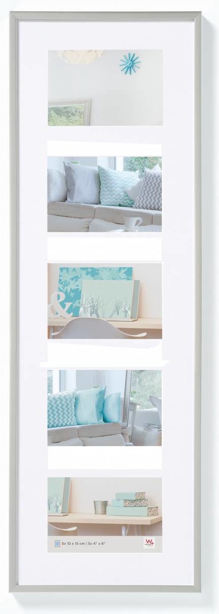 Walther New Lifestyle - Kunststoffgalerie - Fotogröße 5 x 10x15 cm - Silber