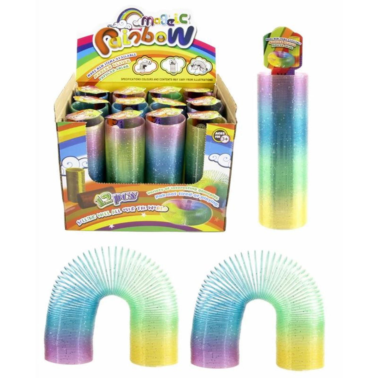 Treppenfeder-Regenbogen