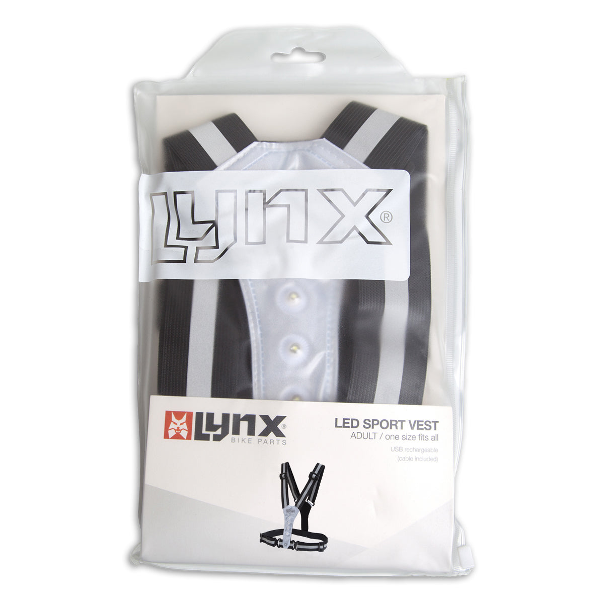 Lynx Reflection LED-Sportweste USB