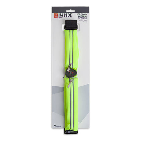 Lynx reflektierender LED-Hüfttaschen-Laufgürtel (doppelt) USB