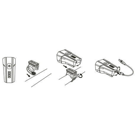 Scheinwerfer USB High Power Max 70 Lux