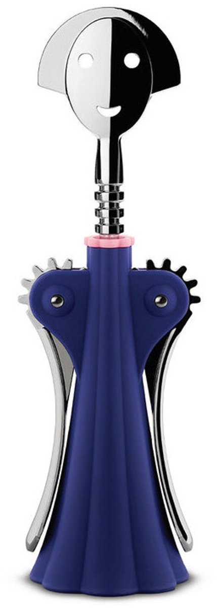 Alessi Anna Korkenzieher blau