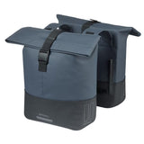 Basil Doppelte Fahrradtasche Cove 28-32l 14 x 29 x 36 cm - Blau Schwarz